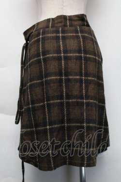 画像2: The Gabriel Chelsea / チェックスカート  ブラウン S-25-11-23-1054-PU-SK-AS-ZS