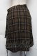 画像2: The Gabriel Chelsea / チェックスカート  ブラウン S-25-11-23-1054-PU-SK-AS-ZS (2)