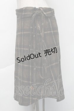 画像3: The Gabriel Chelsea / チェックスカート  ブラウン S-25-11-23-1054-PU-SK-AS-ZS