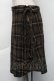 画像3: The Gabriel Chelsea / チェックスカート  ブラウン S-25-11-23-1054-PU-SK-AS-ZS (3)