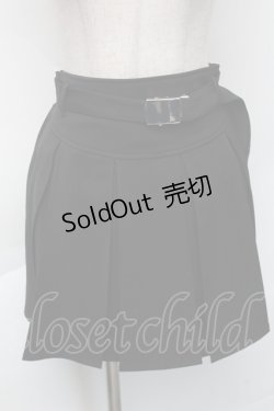 画像1: axes femme POETIQUE / プリーツミニスカート  黒 S-25-11-23-1057-AX-BL-HR-ZS