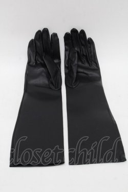 画像2: Moi-meme-Moitie / ブレスレット付きグローブ  黒 S-25-11-23-1001-MO-AC-HR-ZS