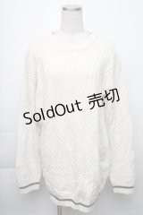 MINT NeKO / ケーブルネコニット  オフ S-25-11-23-1009-HN-TO-AS-ZS