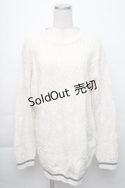 画像1: MINT NeKO / ケーブルネコニット  オフ S-25-11-23-1009-HN-TO-AS-ZS