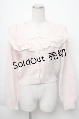 LIZ LISA / ヨーク切替カーディガン  ピンク S-25-11-23-1013-LO-TO-AS-ZS
