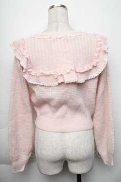 画像2: LIZ LISA / ヨーク切替カーディガン  ピンク S-25-11-23-1013-LO-TO-AS-ZS