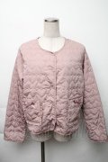 m petit by misako / マイメロタフタハートキルトジャケット LL ピンク S-25-11-23-1015-LO-BL-HR-ZS