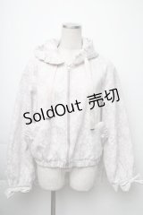 Ank Rouge / レースフリルブルゾン  ピンク S-25-11-23-1016-CA-CO-HR-ZS