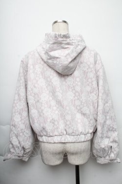 画像2: Ank Rouge / レースフリルブルゾン  ピンク S-25-11-23-1016-CA-CO-HR-ZS