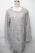 MINT NeKO / モヘアニット  グレー S-25-11-23-1021-HN-TO-AS-ZS