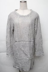 MINT NeKO / モヘアニット  グレー S-25-11-23-1021-HN-TO-AS-ZS