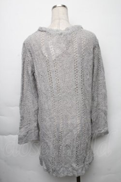 画像2: MINT NeKO / モヘアニット  グレー S-25-11-23-1021-HN-TO-AS-ZS