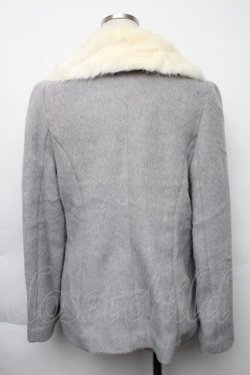 画像2: Secret Honey / ハートボタンショートコート  グレー S-25-11-23-1023-CA-CO-AS-ZS