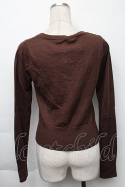 画像2: Fi.n.t / リボンカーディガン  ブラウン S-25-11-23-1024-CA-TO-AS-ZS