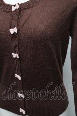 画像3: Fi.n.t / リボンカーディガン  ブラウン S-25-11-23-1024-CA-TO-AS-ZS