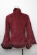 画像2: Moi-meme-Moitie / 別珍袖フレアージャケット 9号 ワイン S-25-11-23-1025-MO-JA-AS-ZS (2)