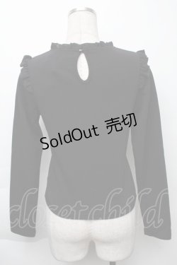 画像2: Rojita / ベロアリボントップス  黒 S-25-11-23-1031-LO-TO-AS-ZS