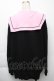 画像2: LOLITA / セーラー襟ニットトップス  黒ｘピンク S-25-11-23-1032-LO-TO-HR-ZS (2)