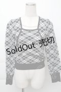 evelyn / ニットトップス  黒ｘ白 S-25-11-23-1034-LO-TO-AS-ZS