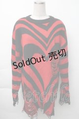 KILLSTAR / ハートニット  黒ｘ赤 S-25-11-23-1036-PU-TO-AS-ZS