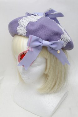 画像1: BABY,THE STARS SHINE BRIGHT / レーシィプレゼントベレー  ラベンダー S-25-11-23-1004-BA-AC-AS-ZS