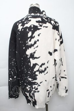 画像2: KILLSTAR / ハイネックニット  黒ｘ白 S-25-11-23-1037-PU-TO-AS-ZS