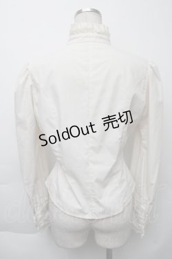 画像2: Innocent World / スタンドカラーブラウス  オフ S-25-11-23-012-IW-BL-AS-ZS