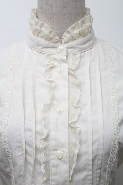 画像3: Innocent World / スタンドカラーブラウス  オフ S-25-11-23-012-IW-BL-AS-ZS