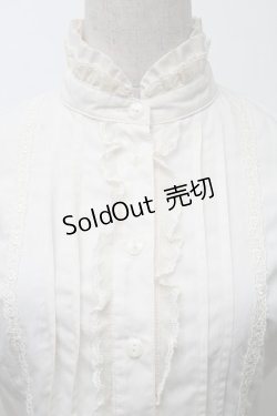 画像3: Innocent World / スタンドカラーブラウス  オフ S-25-11-23-012-IW-BL-AS-ZS