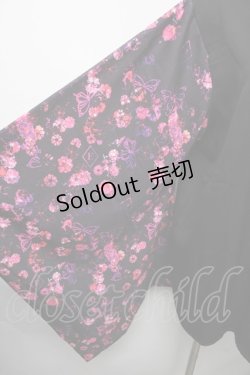 画像3: NieR Clothing / 着物袖風シャツ  黒 S-25-11-23-013-PU-BL-AS-ZS