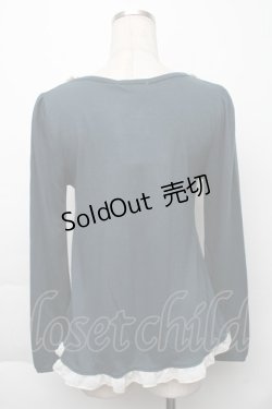 画像2: axes femme / 3つリボンブロッキングプルオーバー  グリーン S-25-11-23-014-AX-TO-HR-ZS