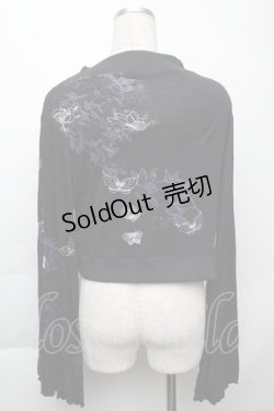 画像2: gouk / プリントカットボレロ  黒 S-25-11-23-017-GO-TO-AS-ZS