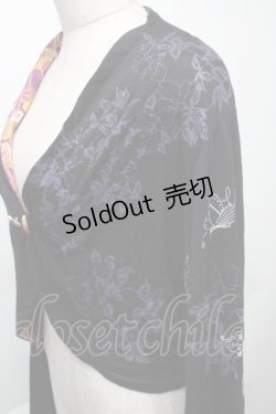 画像3: gouk / プリントカットボレロ  黒 S-25-11-23-017-GO-TO-AS-ZS