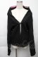 画像1: gouk / パイピングカーディガン  黒 S-25-11-23-018-GO-TO-AS-ZS (1)