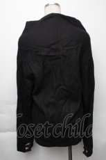 画像2: gouk / パイピングカーディガン  黒S-25-11-23-018-GO-TO-AS-ZT588 (2)