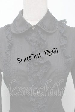 画像3: Mary Magdalene / ピンタックフリルブラウス  黒 S-25-11-23-020-CL-BL-HR-ZS