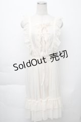 Chalmiere / ドットチュールエプロン M 生成り S-25-11-23-024-AX-OP-AS-ZS