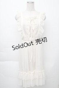 Chalmiere / ドットチュールエプロン M 生成り S-25-11-23-024-AX-OP-AS-ZS