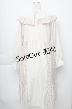 画像2: merry jenny / 切替flowerフリルワンピース  ベージュ S-25-11-23-028-LO-OP-HR-ZS