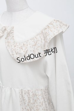 画像3: merry jenny / 切替flowerフリルワンピース  ベージュ S-25-11-23-028-LO-OP-HR-ZS