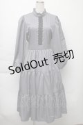 m petit by misako / AM＊レースティアードワンピース M グレー S-25-11-23-032-LO-OP-AS-ZS