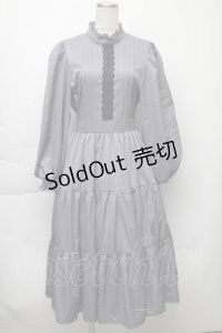 m petit by misako / AM＊レースティアードワンピース M グレー S-25-11-23-032-LO-OP-AS-ZS