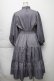 画像2: m petit by misako / AM＊レースティアードワンピース M グレー S-25-11-23-032-LO-OP-AS-ZS (2)