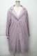 画像1: axes femme POETIQUE / チュール切り替えロングカーディガン  ラベンダー S-25-11-23-033-AX-TO-HR-ZS (1)