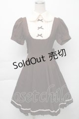 Innocent World / メリーナワンピース  ブラウン S-25-11-23-037-IW-OP-AS-ZS