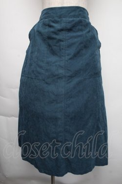 画像1: axes femme / スウェードスカート  グリーン S-25-11-24-056-AX-SK-AS-ZS