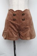 Ank Rouge / フロントボタンデザインキュロット  ベージュ S-25-11-24-059-CA-PA-HR-ZS