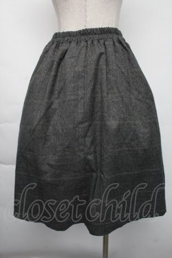 画像2: axes femme / チェックスカート  グレー S-25-11-24-060-AX-SK-AS-ZS