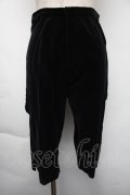 Jane Marple / ベロアパンツ M ブラック S-25-11-24-064-JM-PA-HR-ZS