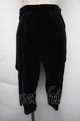 Jane Marple / ベロアパンツ M ブラック S-25-11-24-064-JM-PA-HR-ZS